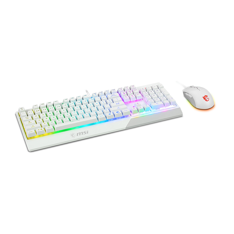 MSI Vigor GK30 Blanco - Combo Teclado/Ratón